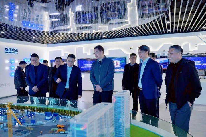 湖北省人民政府副省長盛閱春一行到在杭楚商企業參觀考察