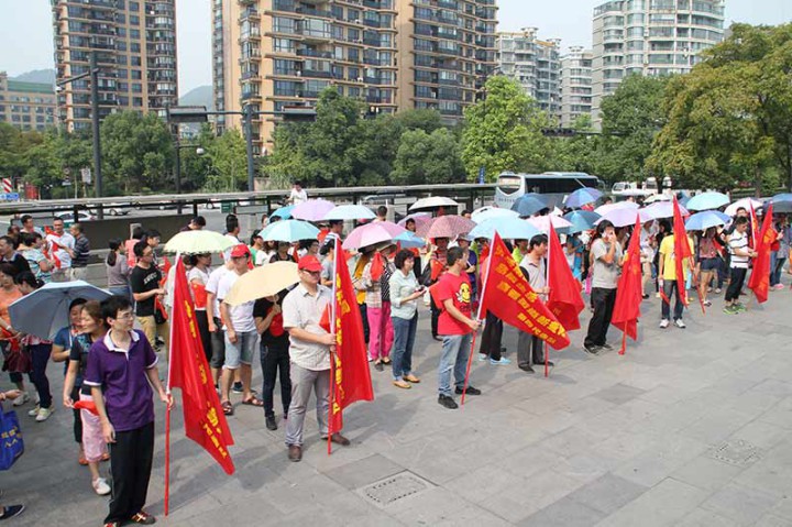 裝飾集團志愿者參加“樂活南星、健康品質”健走活動