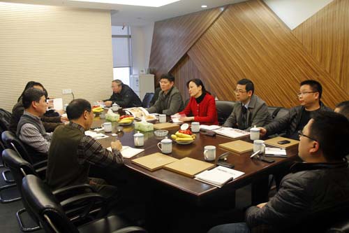 上城區委常委、副區長黃愛芳等一行走訪裝飾集團