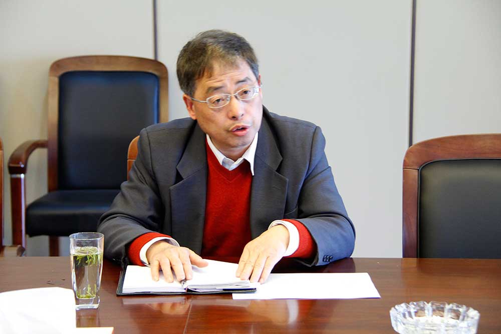 杭州市建筑業(yè)協(xié)會領導到裝飾集團調研